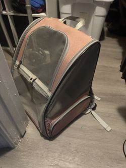 Backpack Pet Carrier (good Condition)