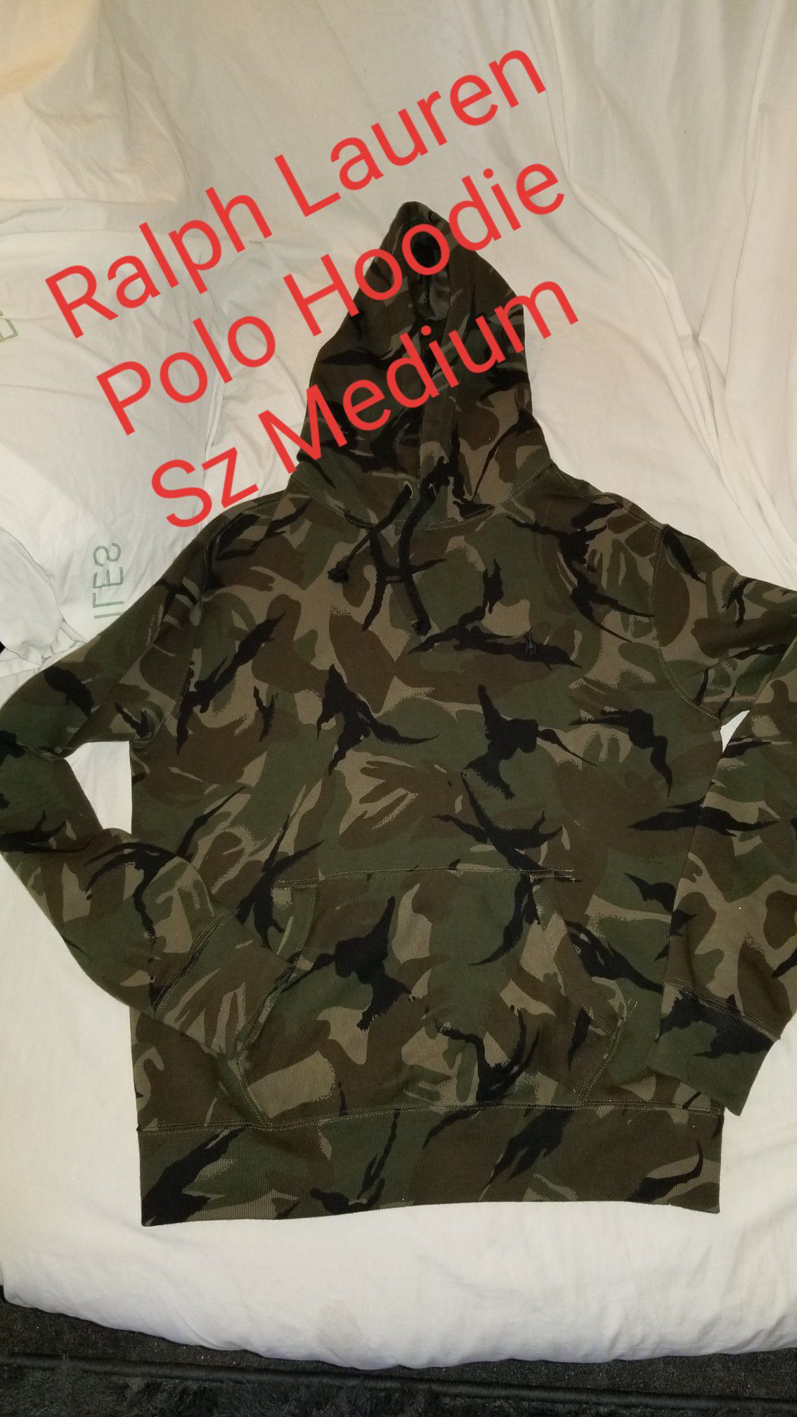Polo Ralph Lauren Camo Hoodie Hoody Sz Medium for Sale in San Diego, CA ...