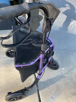 Wheel chair with under chair organizer V- shape