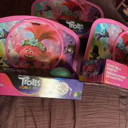 Trolls Mini Basket Ball Hoop Set 