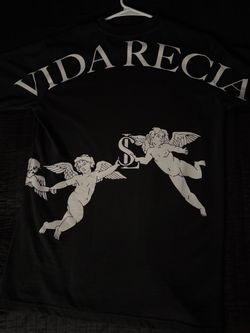 Vida Recia Black Graphic T-Shirt