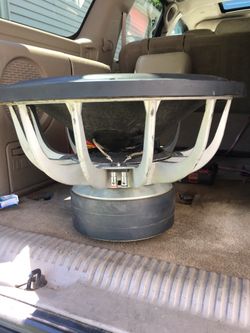 18” fi audio. With dc drop in ...