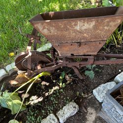 Late 1800 Seeder And Plow