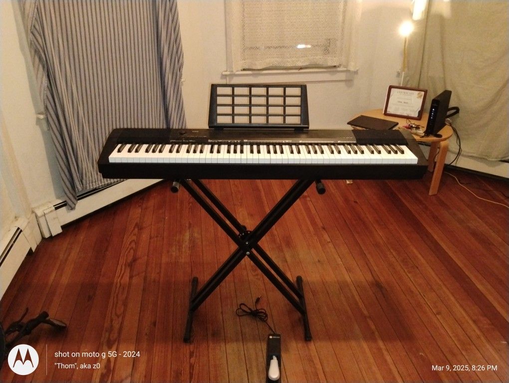 CASIO CDP-135 Digital Piano w Pedal & Stand. $280/OBO