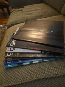 GAMEINFORMER yearly magazines set of 7,)