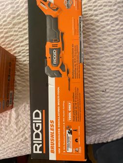 RIDGID oscillating multi tool brand new. Never used.