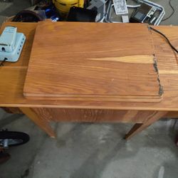 Vintage Sewing Machine Table 