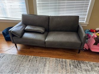 Free leather sofa, barely used. * pending