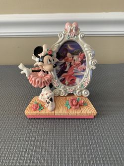 Disney Picture Frame Minnie Mouse Ballerina Walt Disney Company Enesco Vintage