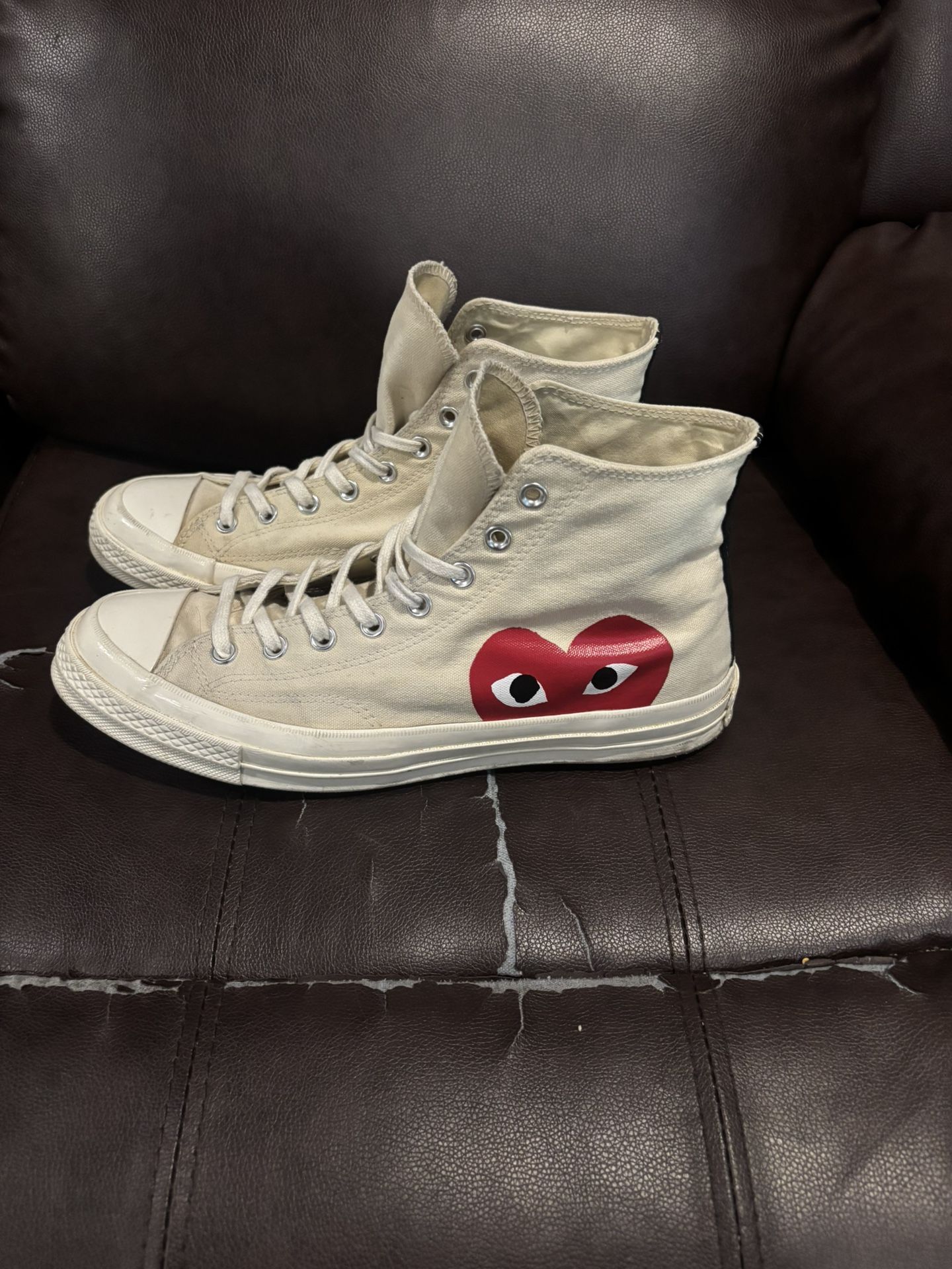 Comme Des Garcon Converse White Size 11
