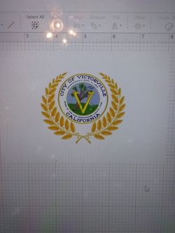 City Of Victorville Flag Decal 