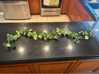 Faux Eucalyptus Garland almost 6 feet long