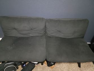 Gray Futon Sofa