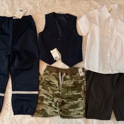 Brand New Boy Clothing lot sizes 7 (5 items)