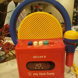 My First Sony Casstte Player And Megaphone