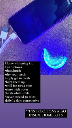 Home teeth whitening kit