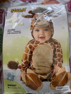 Giraffe baby costume