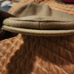 Tan Wool Flat Cap Newsboy Hat
