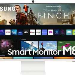 SAMSUNG Smart Monitor M8 32" 4K with TV (New)