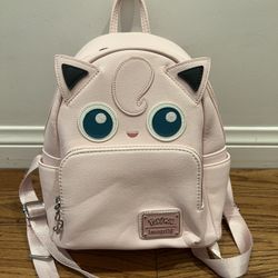 Loungefly Pokemon Jigglypuff Cosplay Figural Mini Backpack Faux Leather RARE