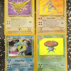 Vintage Base Set Pokemon Cards 