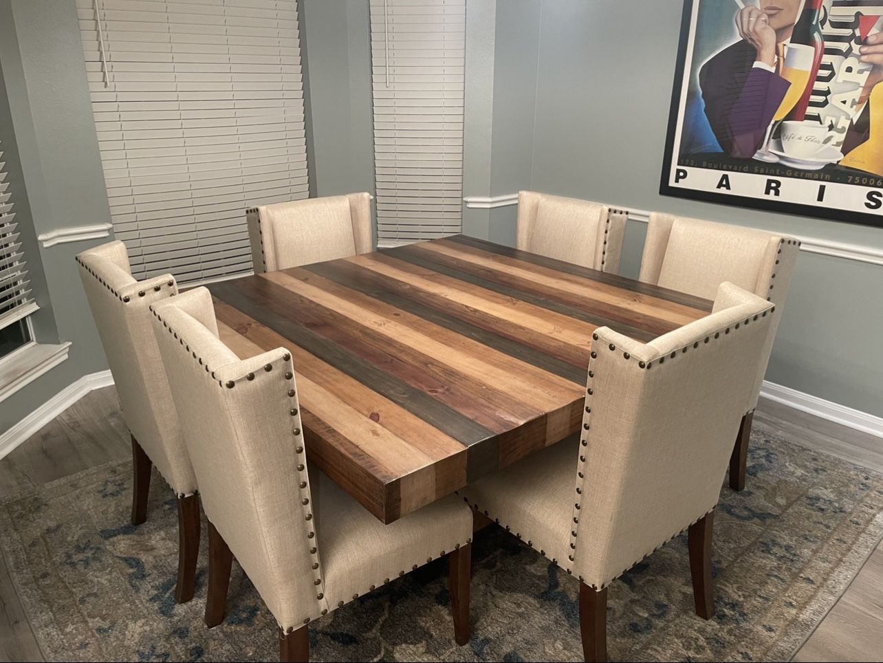 Cindy Crawford Home Westover Hills Brown 8 Pc Square Dining Room Set