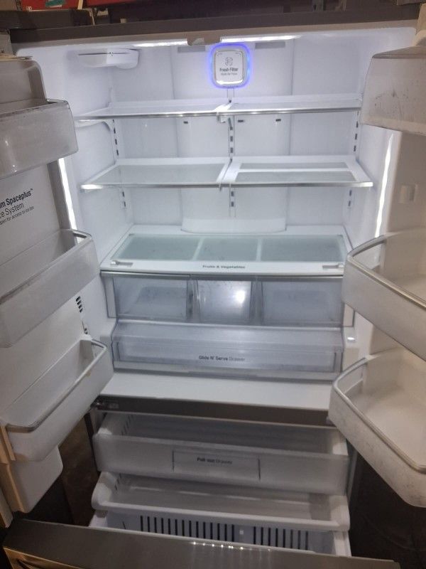 LG 36" 3 Doors Counter Depth Refrigerator Ice Maker&Water Perfect Work Warranty Stainless Steel LG 