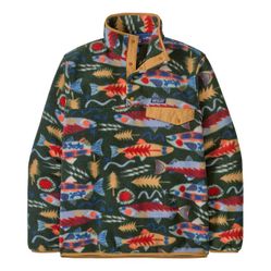 Patagonia Salmon Energy Synchilla Snap T XL