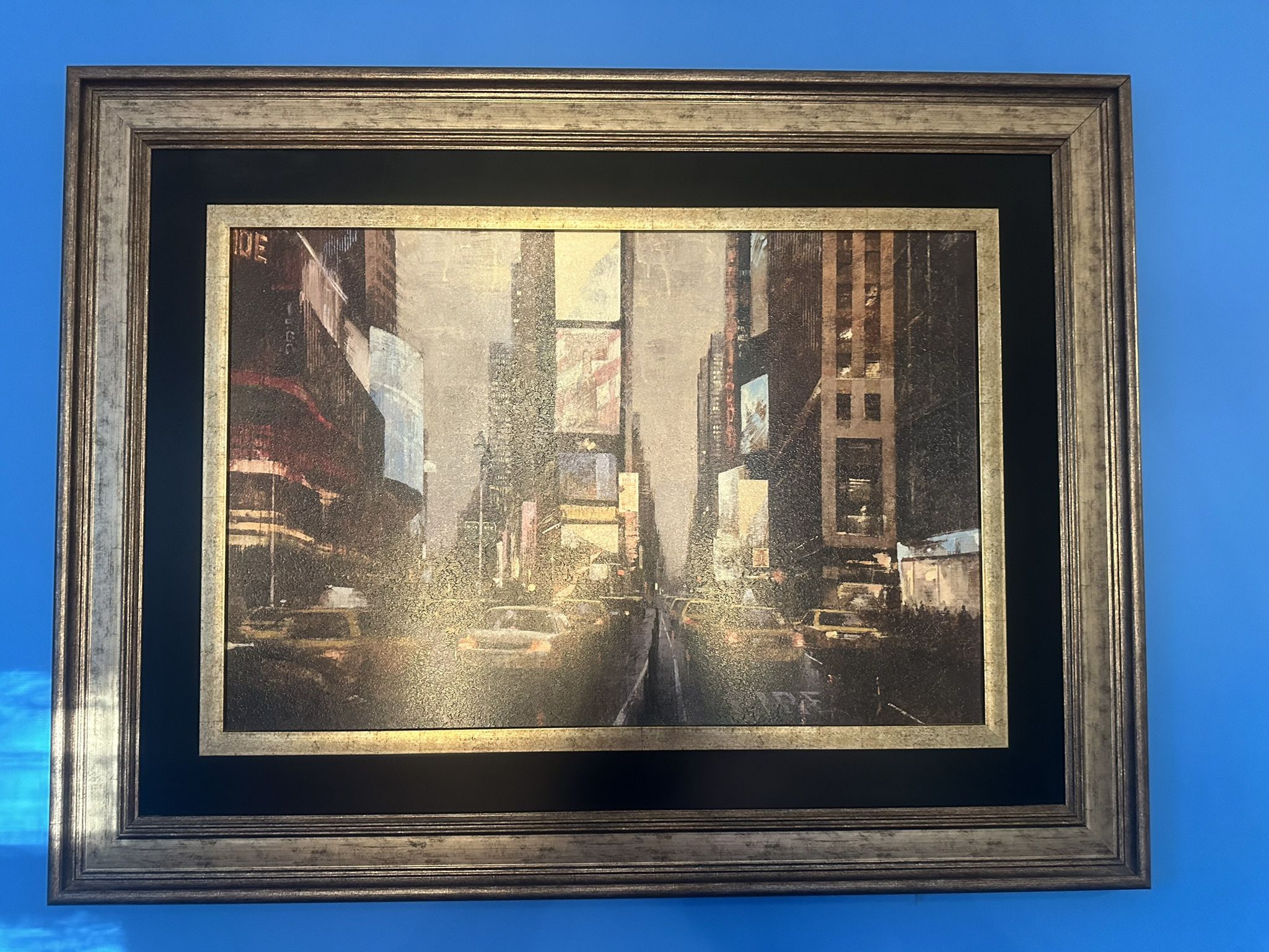 Large Framed City scape Portrait