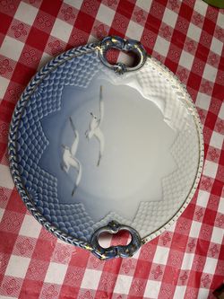 Bing & Grondahl Gold Trim #101 Seagull Serving Plate