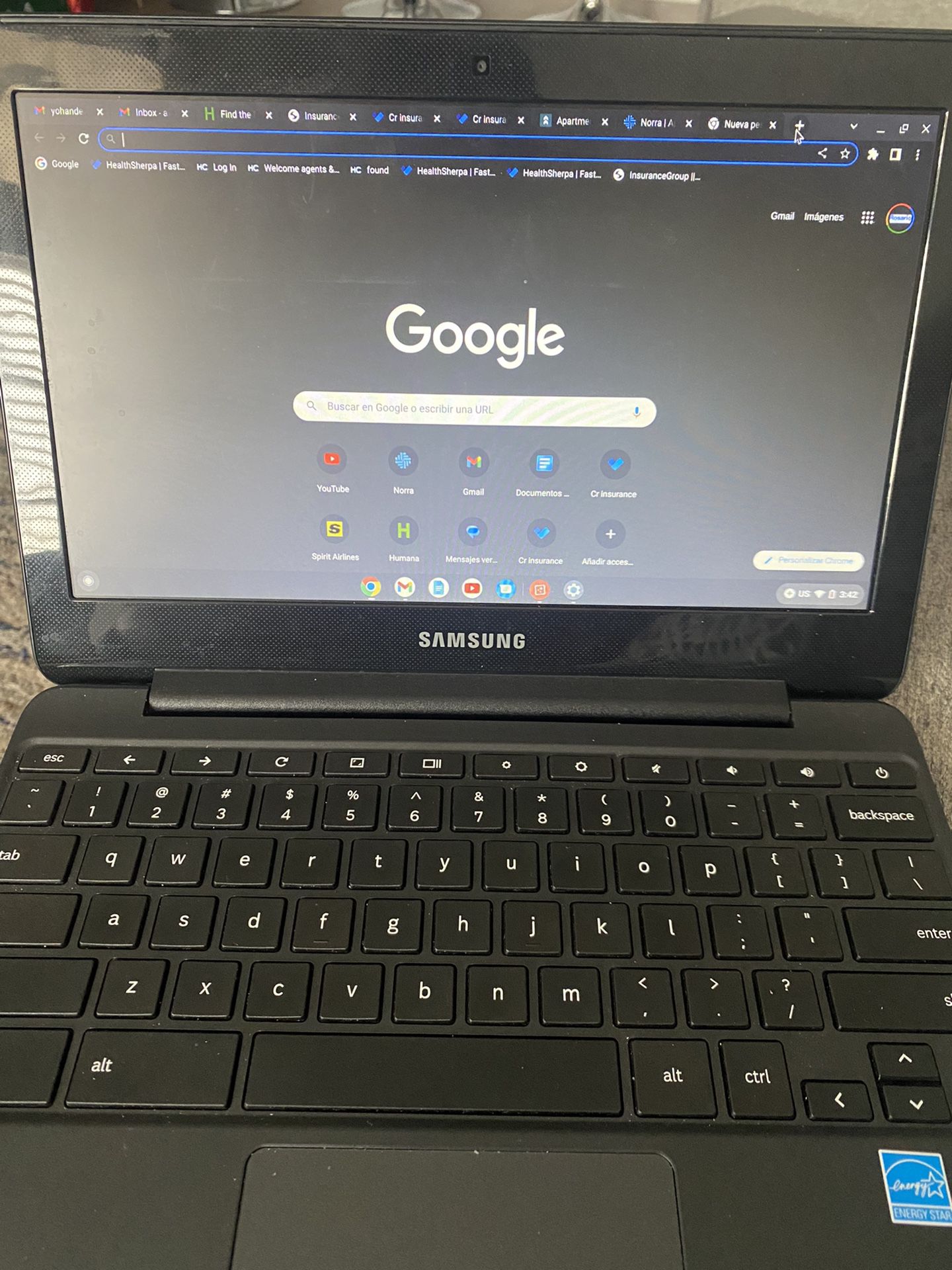 Mini laptop Samsung Chrome