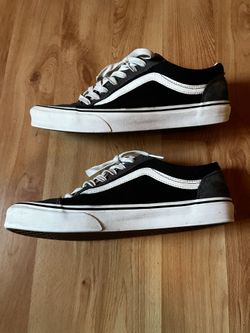 Vans Mens Old Skool Size 10.5 Black and Grey