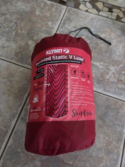 Klymit Insulated Static V Luxe Inflatable Sleeping Pad