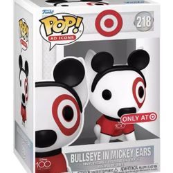Funko Pop Disney 100 BULLSEYE in Mickey Mouse Ears Target Exclusive Vinyl Figure New In Box