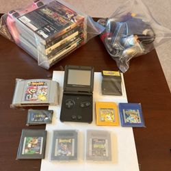 Game boy / PlayStation Video Games Lot - Pokemon, Smash Bros Etc