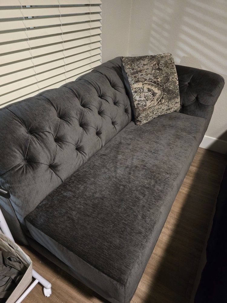 Gray Sofa Chaise 
