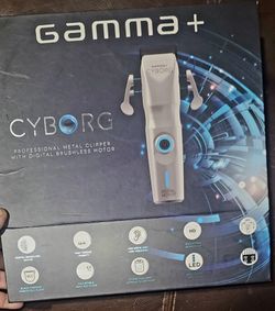 CYBORG GAMMA+PROFESIONAL METAL CLIPPER WITH DIGITAL  BRUSHLESS MOTOR