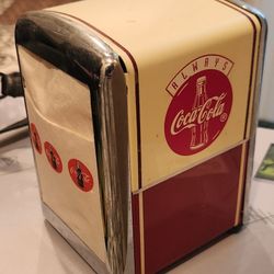 Coca-Cola  Napkin Dispenser/Metal