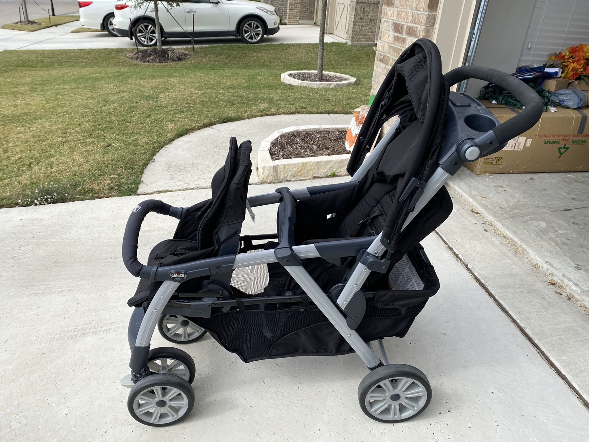 Chicco double cortina stroller