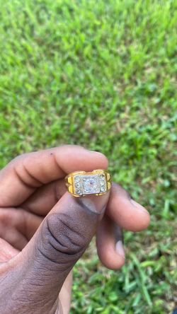 Gold plated ring