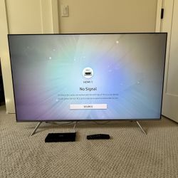 Samsung 55” 4K HDR Flat Smart TV 