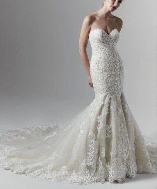 Wedding Dress Sottero Midgley Size 14 Ivory 