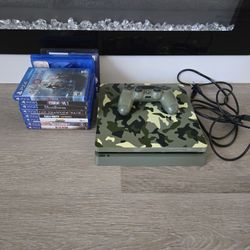 
Playstation 4 Slim Call of Duty WW2 Console + Games