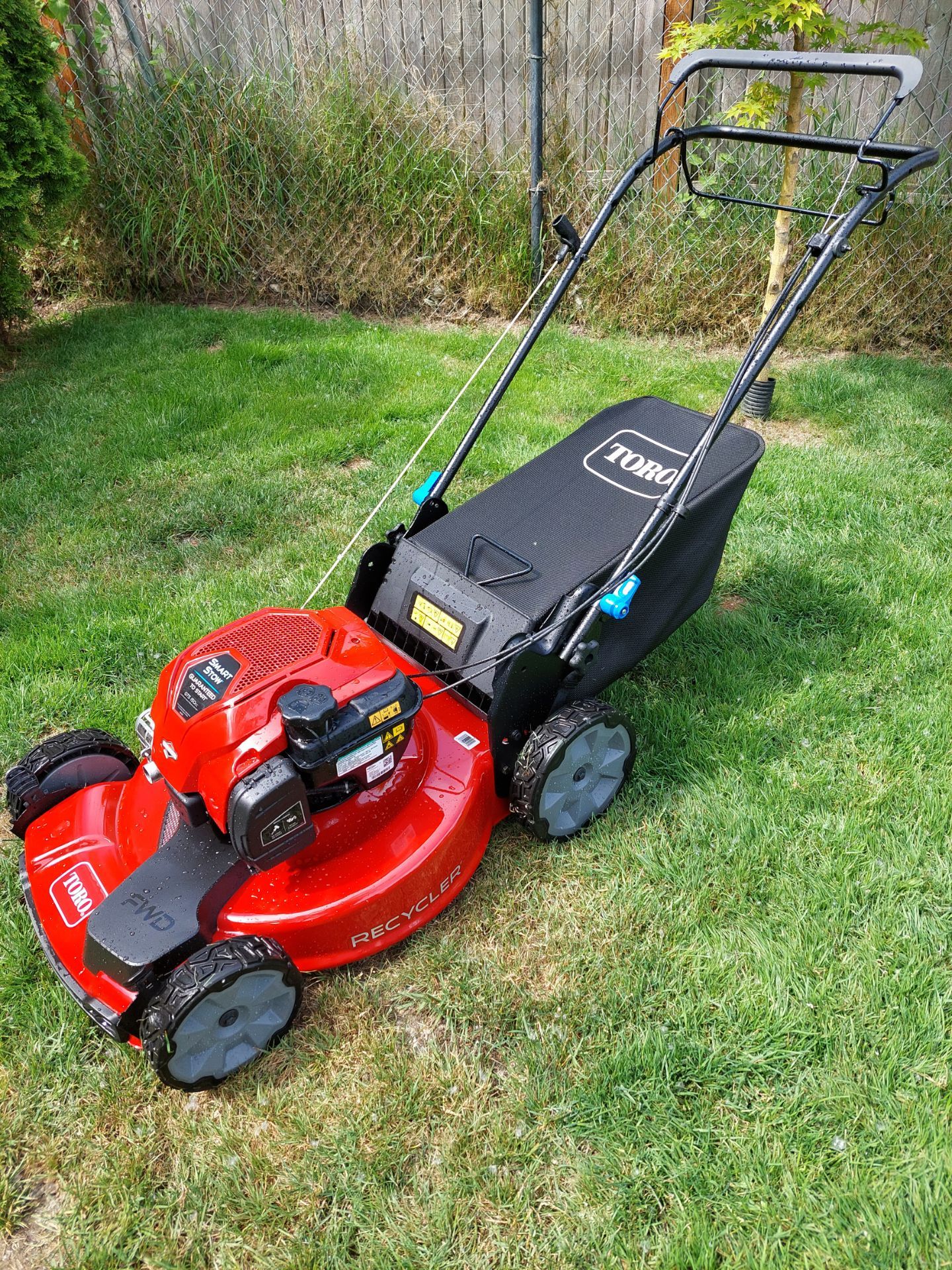 Toro self-propelled lawn mower