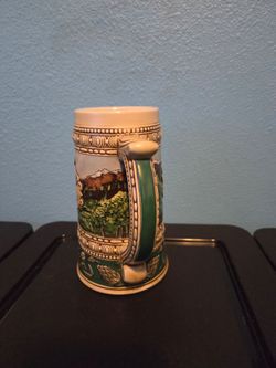 Vintage 1990 Coors Ceramic Beer Stein – Ceramarte Brazil – 1935 Advertisement