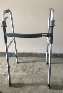 Adjustable Walker with Wheels by Drive