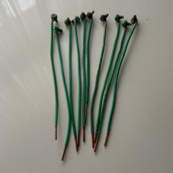 12 AWG  Solid grounding Pigtails With Screws 