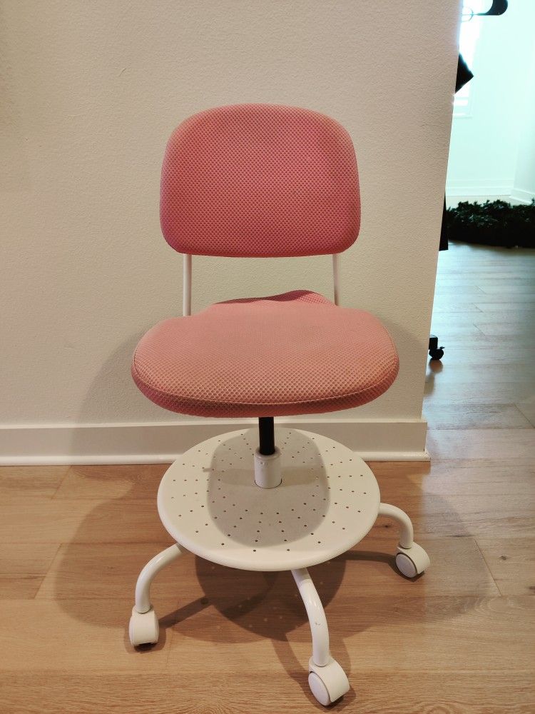 Kids Swivel Desk Chair Pink