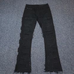 Rockstar Originals  “STACKED” Black Jeans