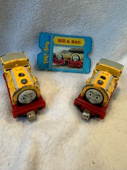 Thomas & Friends Take Along Bill & Ben Twin Diecast Train Engines w Card